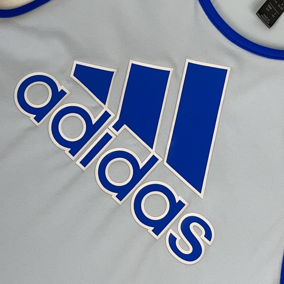 adidas Three Stripe Blue Tank Top NWT. - Picture 3 of 5